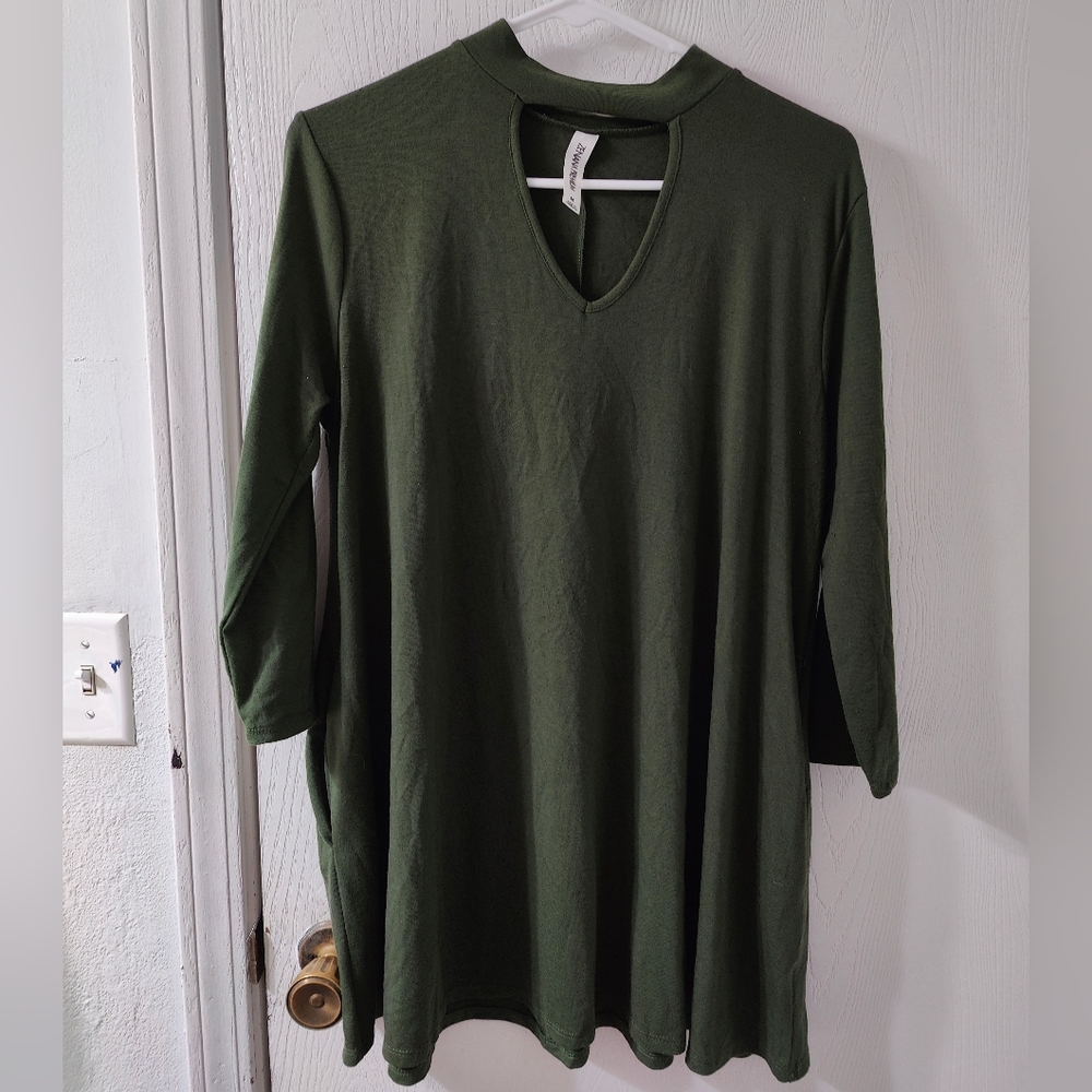 Green dress